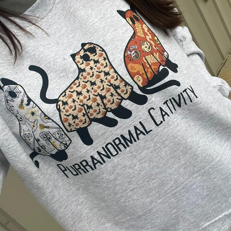 Purranormal Cativity Sweatshirt T-Shirts, Hoodie | HypeDripTees.com