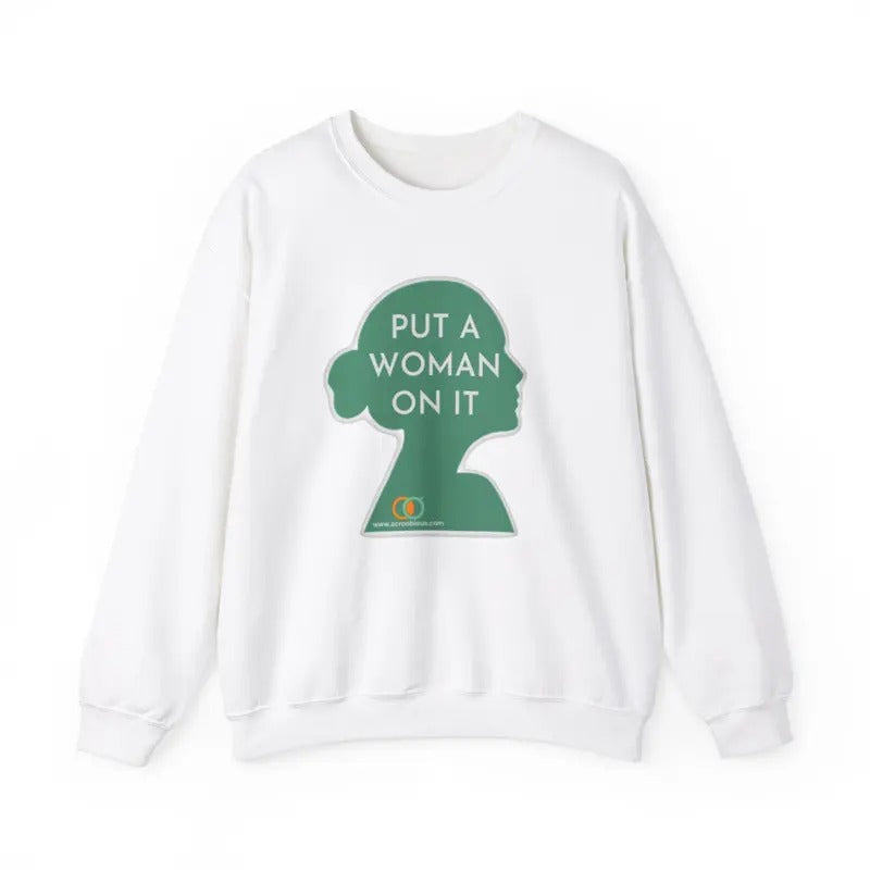Put A Woman On It Activist's Cozy Shirt, Gift For Her Hoodie, Sweatshirt | HypeDripTees.com