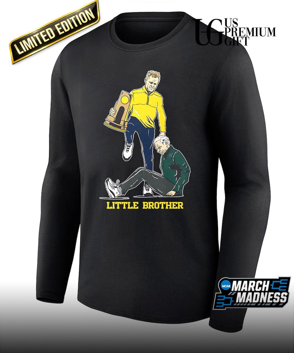 Little brother Dusty May coach Michigan Wolverines basketball shirt