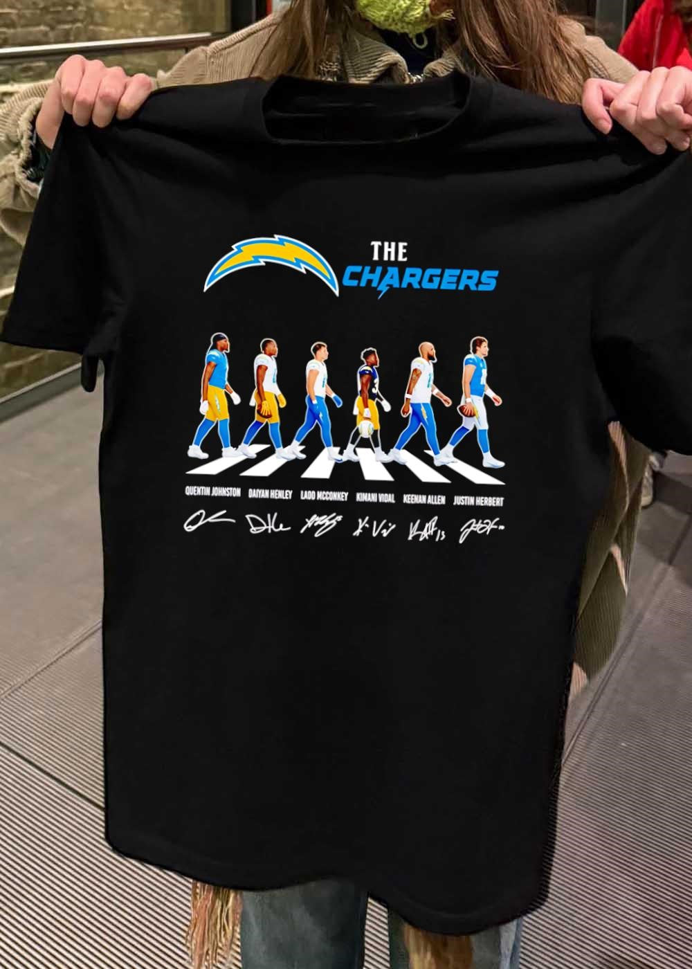 Quentin Johnston Daiyan Henley Ladd Mcconkey Kimani Vidal Keenan Allen Justin Herbert The Chargers T-Shirt
