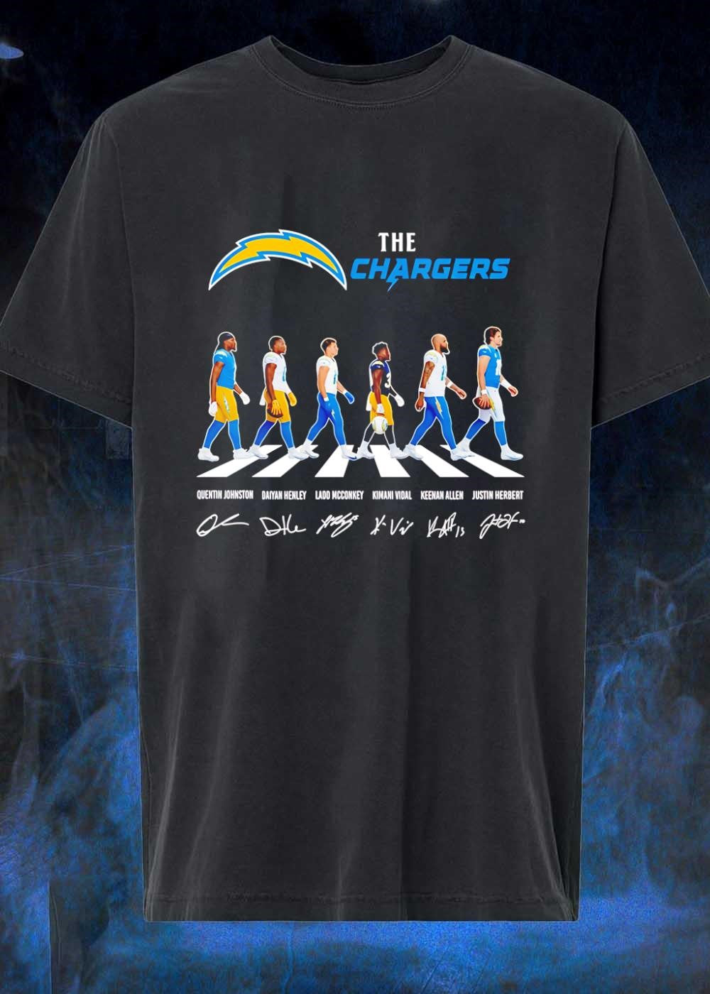 Quentin Johnston Daiyan Henley Ladd Mcconkey Kimani Vidal Keenan Allen Justin Herbert The Chargers T-Shirt