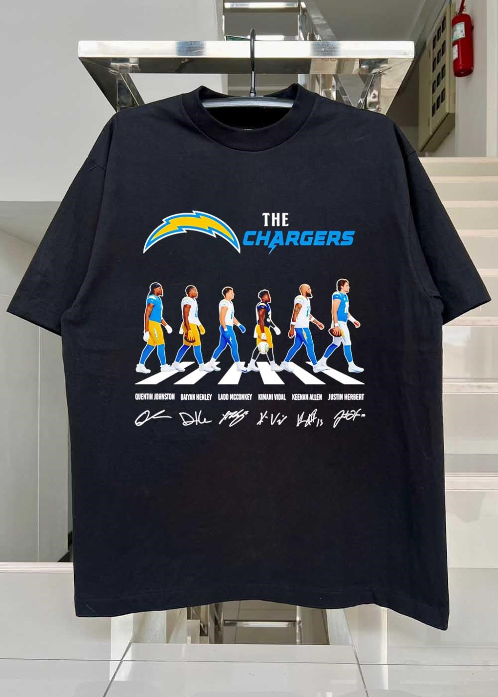 Quentin Johnston Daiyan Henley Ladd Mcconkey Kimani Vidal Keenan Allen Justin Herbert The Chargers T-Shirt
