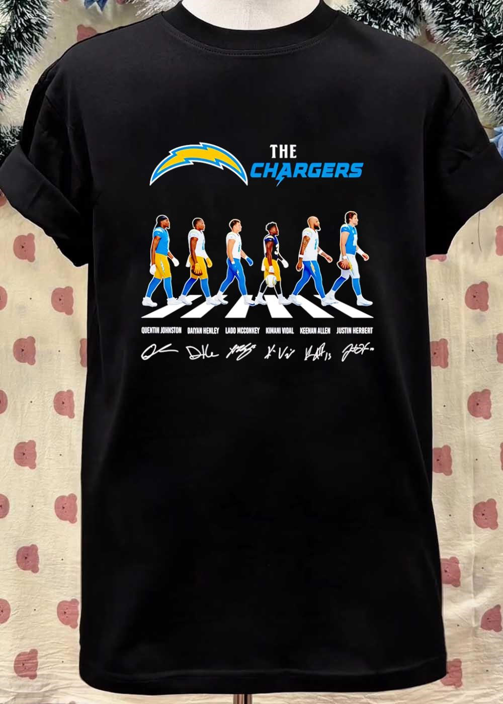 Quentin Johnston Daiyan Henley Ladd Mcconkey Kimani Vidal Keenan Allen Justin Herbert The Chargers T-Shirt