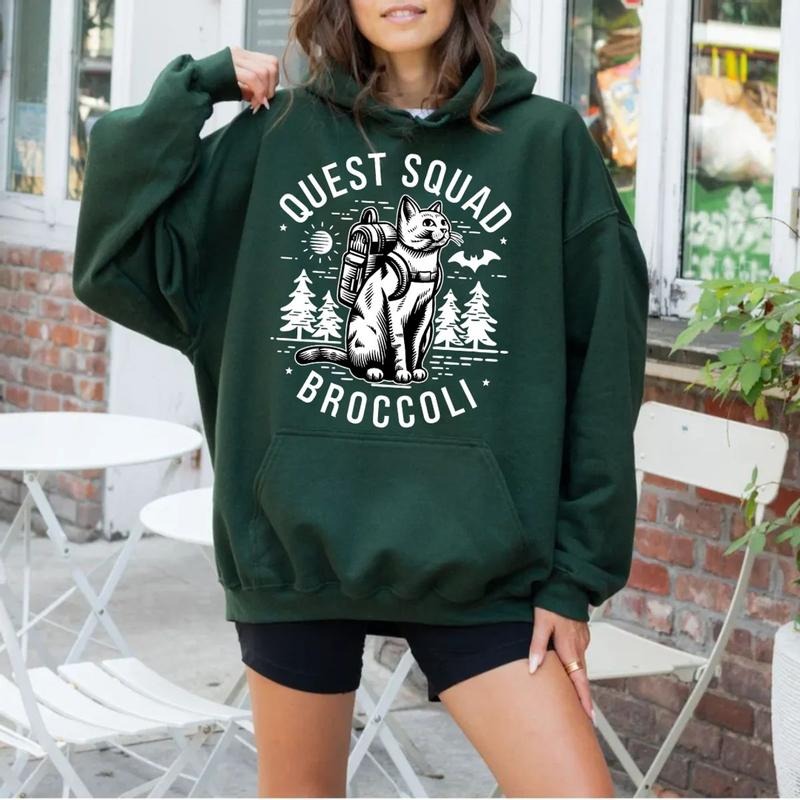 Quest Squad Broccoli Cat TShirt, Broccoli Cat Onyx Storm Shirt, Broccoli Cat Shirt, Fourth Wing Shirt, Basgiath War...