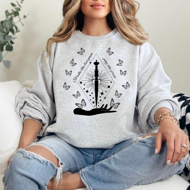 Quicksilver Fantasy Crewneck Sweatshirt, Magical Book Lover Gift T-Shirts, Hoodie | HypeDripTees.com