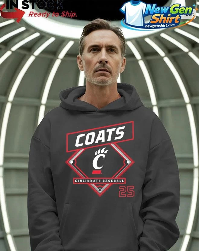 Quinton Coats Cincinnati Bearcats Baseball Shirt