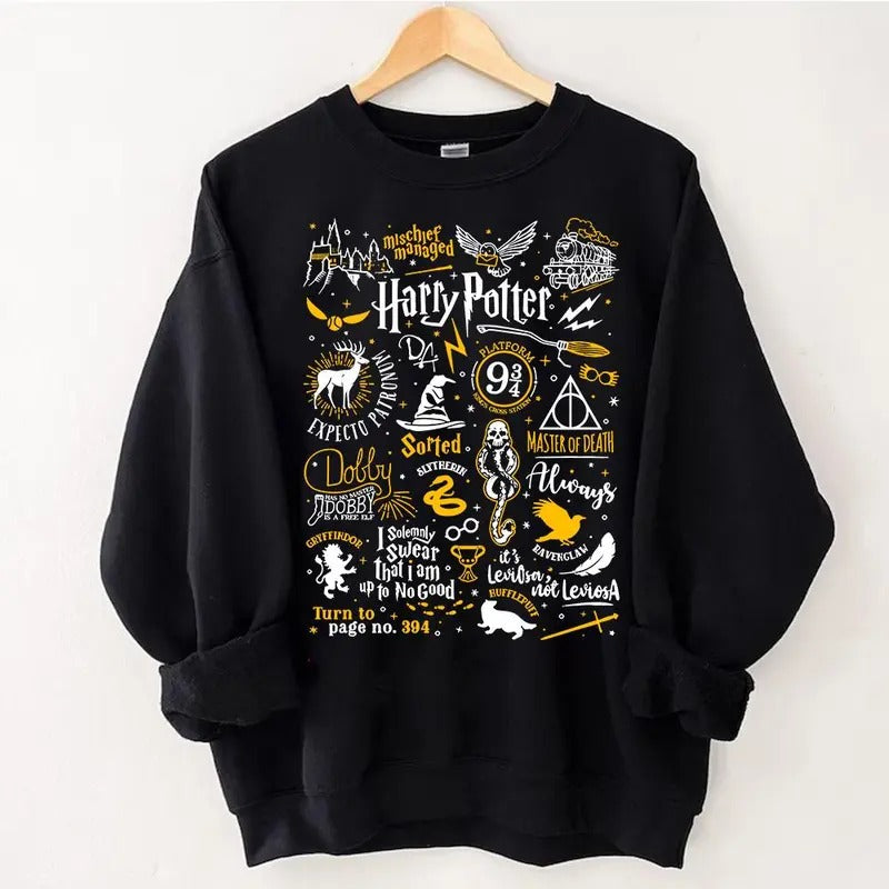 Quotes Sweatshirt Cotton Relaxed Fit, Sweatshirt hot trend T-Shirts, Hoodie | HypeDripTees.com