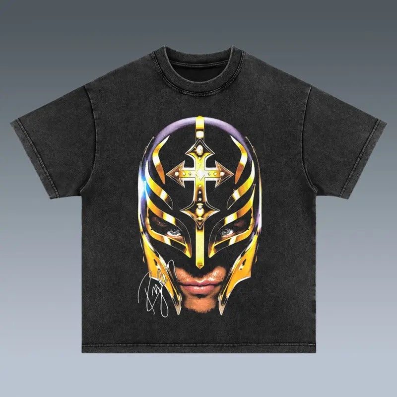 REY MYSTERIO Wrestling Graphic Tee, Sports T-shirt, Athlete Shirt, Wrestling Gift, Fitness Tee Wrestling Graphic Tee,...