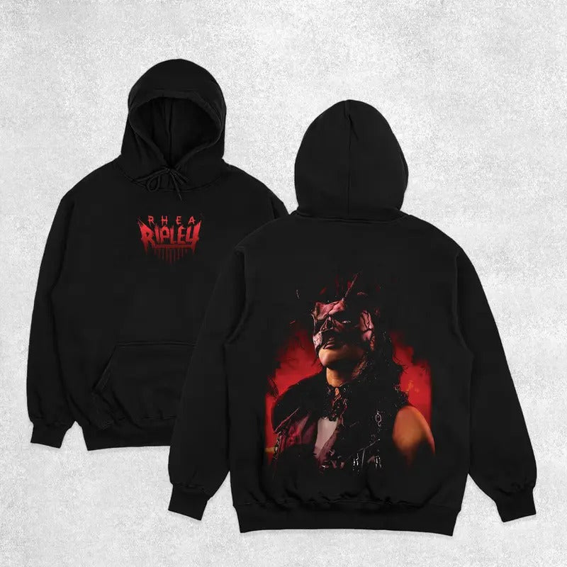 RHEA RIPLEY NEW HOODIE-SWEATER-TEE , Wrestling Tee, Wrestling Graphic Tee, Wrestler Shirt, Sports Shirt, Vintage Wresting...