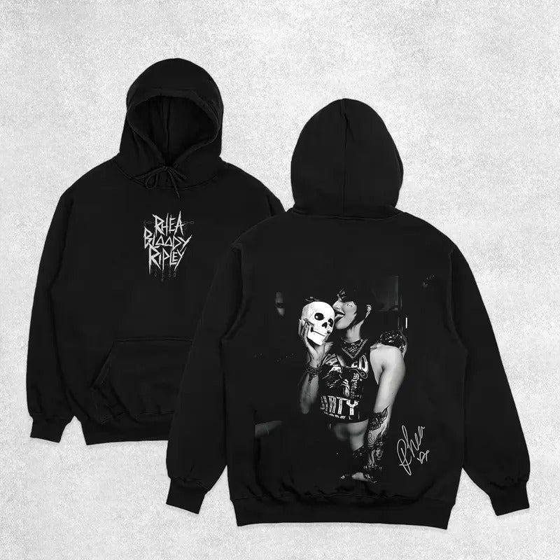 RHEARIPLEY CRAZY HOODIE-SWEATER-TEE , Wrestling Tee, Wrestling Graphic Tee, Wrestler Shirt, Sports Shirt, Vintage...