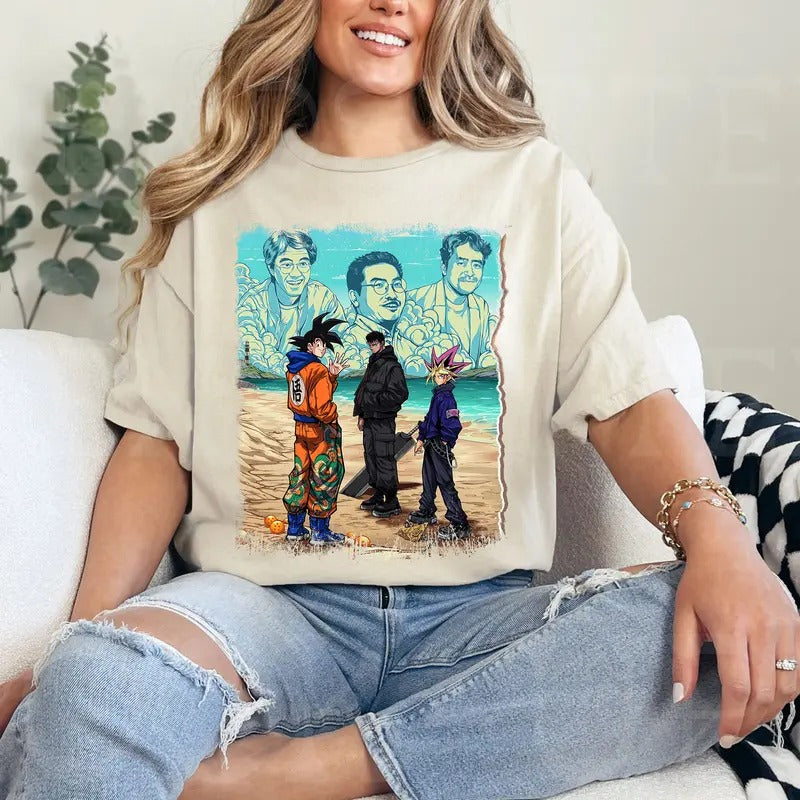 RIP Authors Anime Tshirt Crewneck Hoodie Comfort Cotton Sweatshirt | HypeDripTees.com