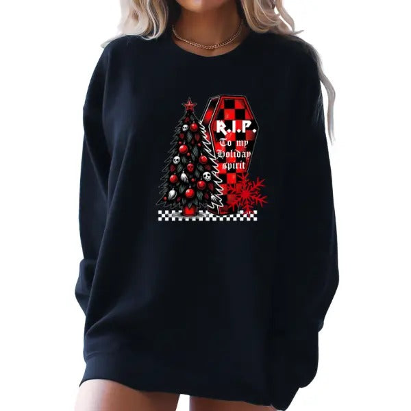 RIP My Spirit Casual Everyday Gothic Alternative Grunge Skull Goth Comfort T-Shirts, Hoodie, Sweatshirt
