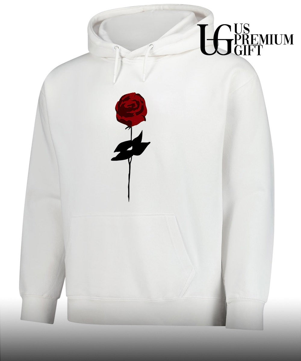 RJ Decker Catherine Delacroix Red Rose shirt