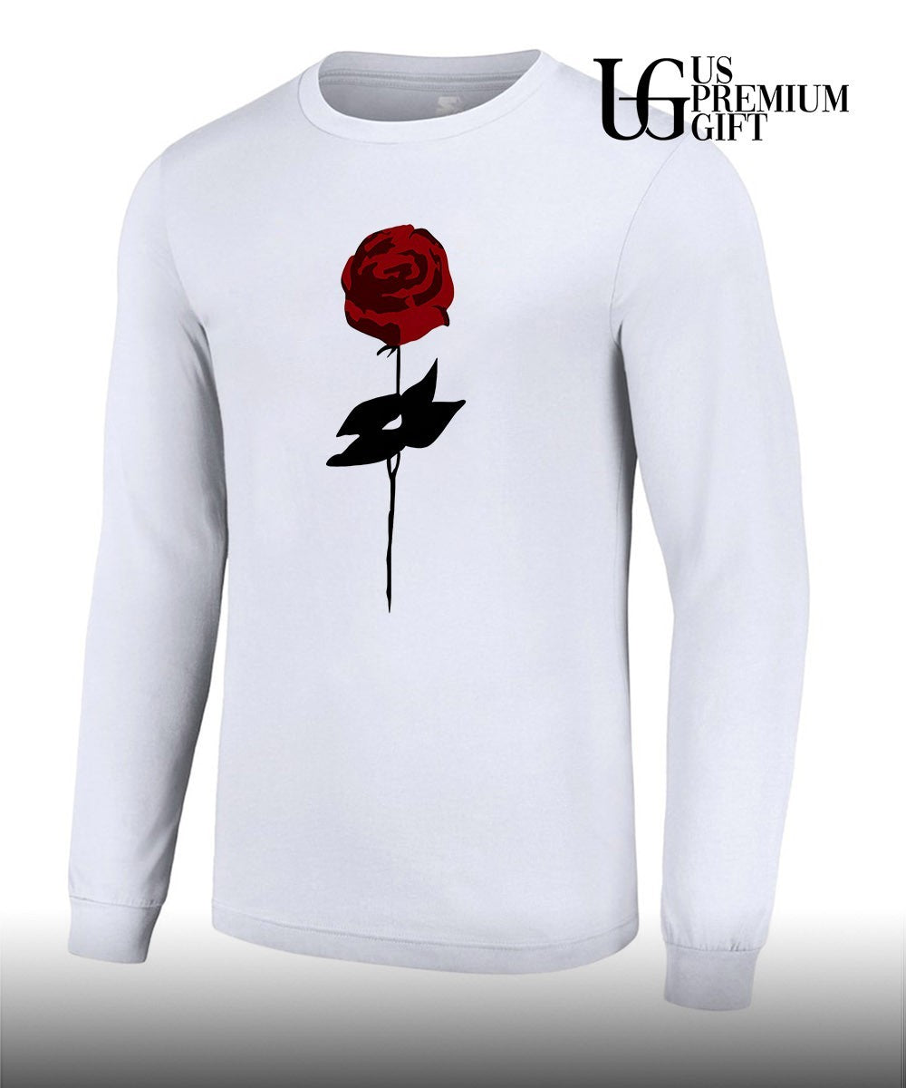 RJ Decker Catherine Delacroix Red Rose shirt
