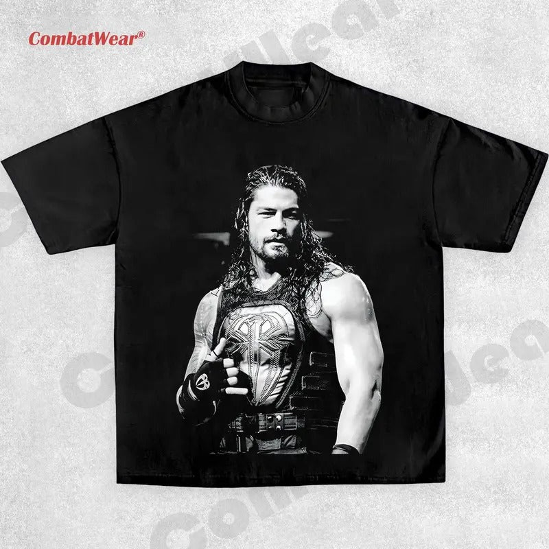 ROMAN REIGNS V2 HOODIE-SWEATER-TEE , Wrestling Tee, Wrestling Graphic Tee, Wrestler Shirt, Sports Shirt, Vintage Wresting...