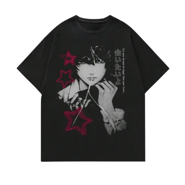 ROMWE Anime Men's Summer Casual Short Sleeve T-Shirt, Hoodie, Sweatshirt S-3XL, Streetwear & Underwear | HypeDripTees.com