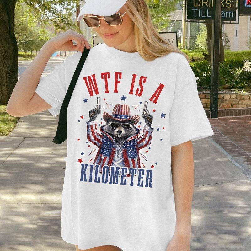 Raccoon W1F Is A Kilometer Funny Shirt, Veteran Day Tee, Funny Gamer Shirt Hoodie, Sweatshirt | HypeDripTees.com