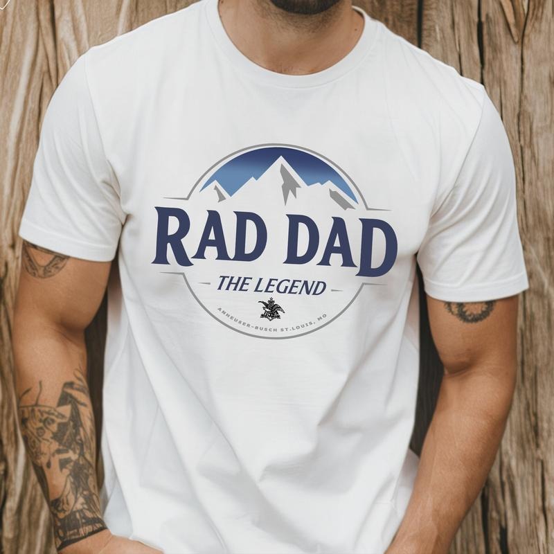 Rad Dad  Shirt Funny, Dad Life Shirt, Fathers Day Shirt Hoodie, Sweatshirt | HypeDripTees.com