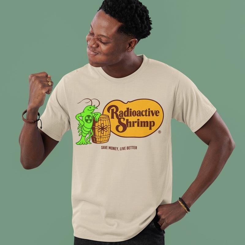 Radioactive Shrimp Shirt, Green Shrimp Live Better Hoodie, Shrimp Barrel Tee Sweatshirt | HypeDripTees.com