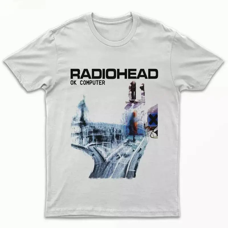 Radiohead Ok Computer T shirt Unisex Classic Hoodie, Sweatshirt | HypeDripTees.com