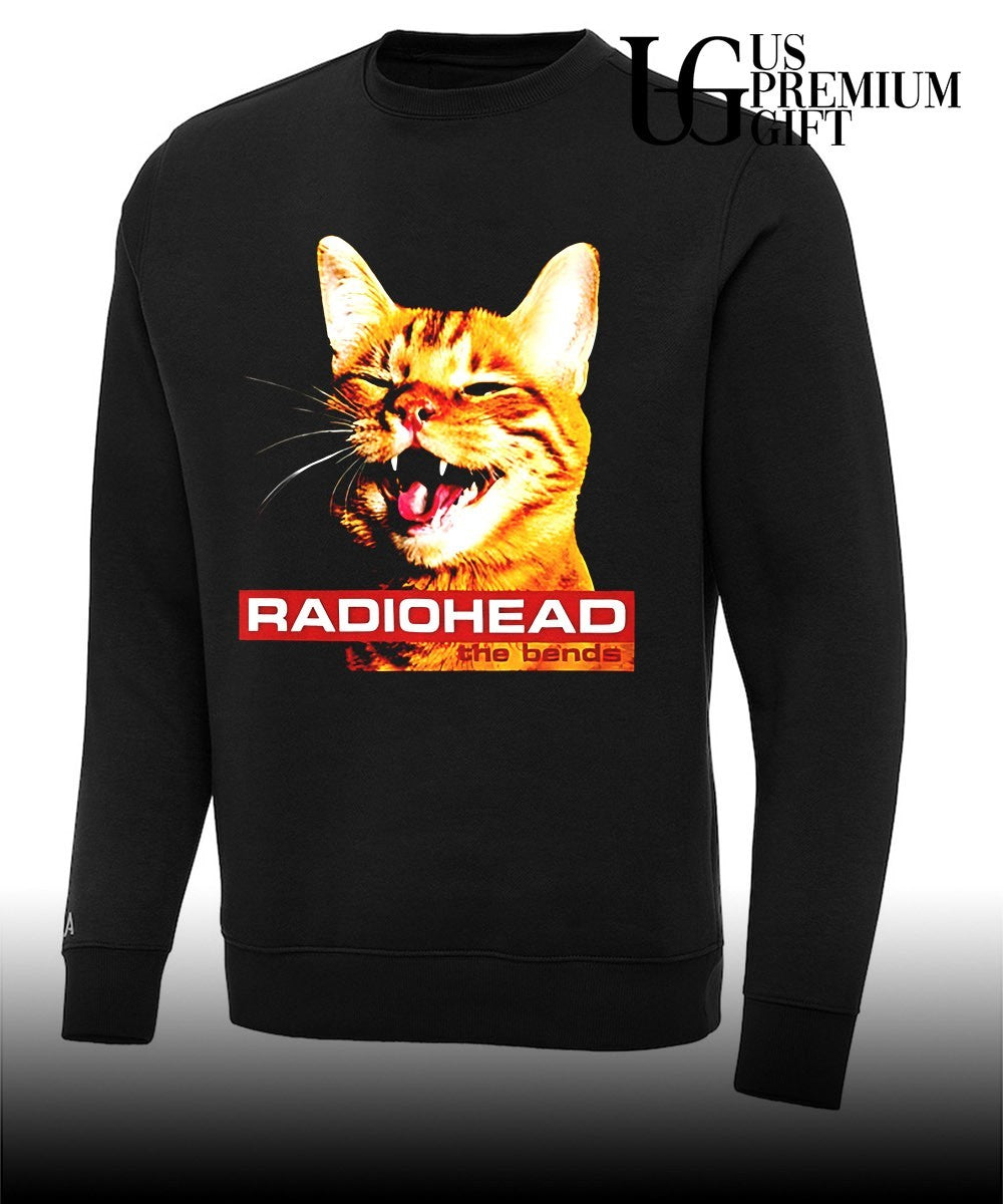 Radiohead The Bends laughing Cat music 2026 shirt
