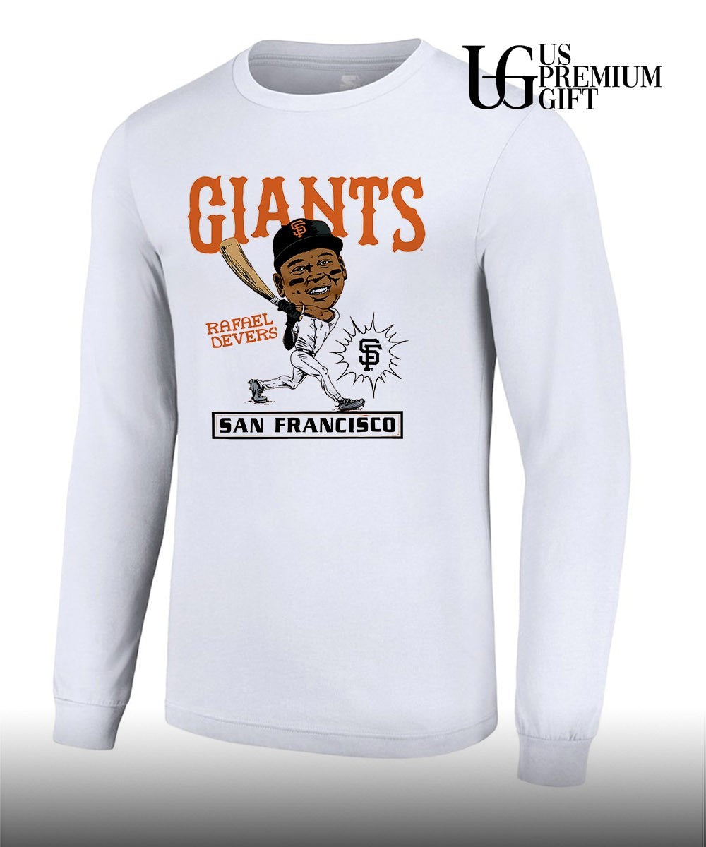 Rafael Devers San Francisco Giants baseball caricature signature shirt