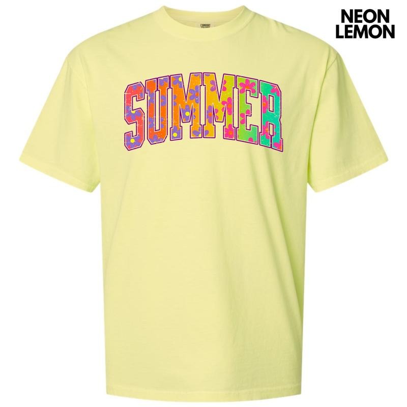 Rainbow Flower Summer Comfort Colors T-Shirt 'NLB' Hoodie, Sweatshirt | HypeDripTees.com