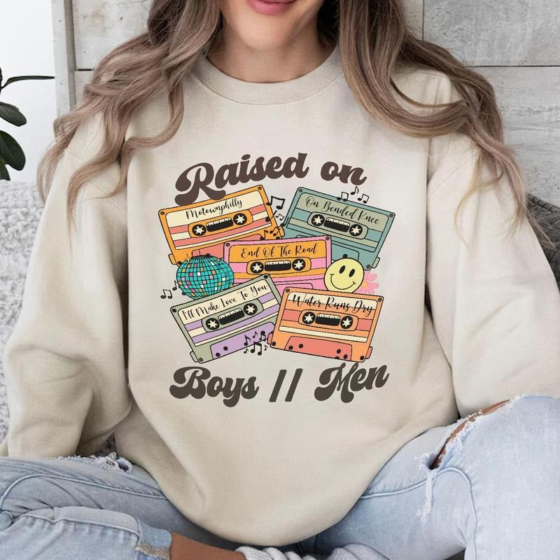 Raised On Boy II Men Tshirt, Sweatshirt, Hoodie | HypeDripTees.com