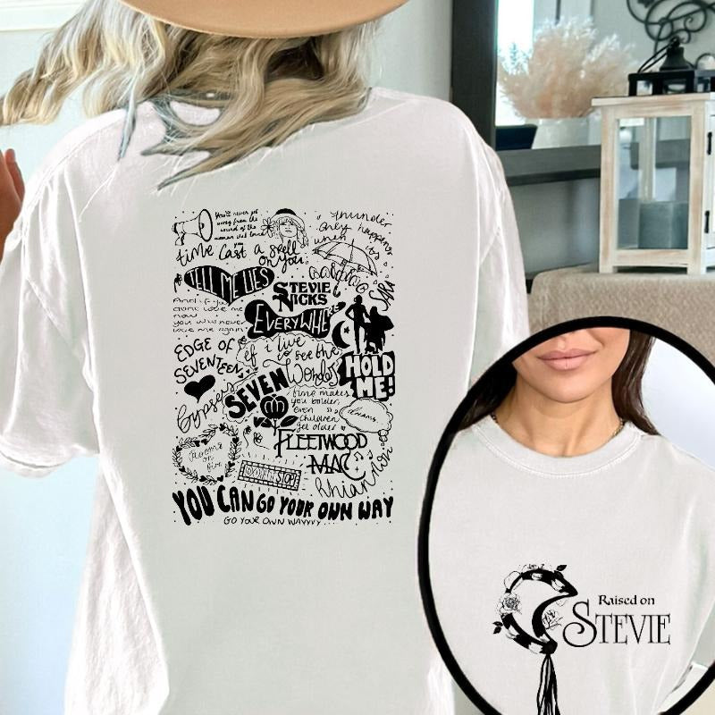 Raised On Stevie Dreams Tee Shirt, Don't Be ALady Be a Legend Shirt, Stevie Music Shirt, StevieLyrics Shirt, Dream Stevie...