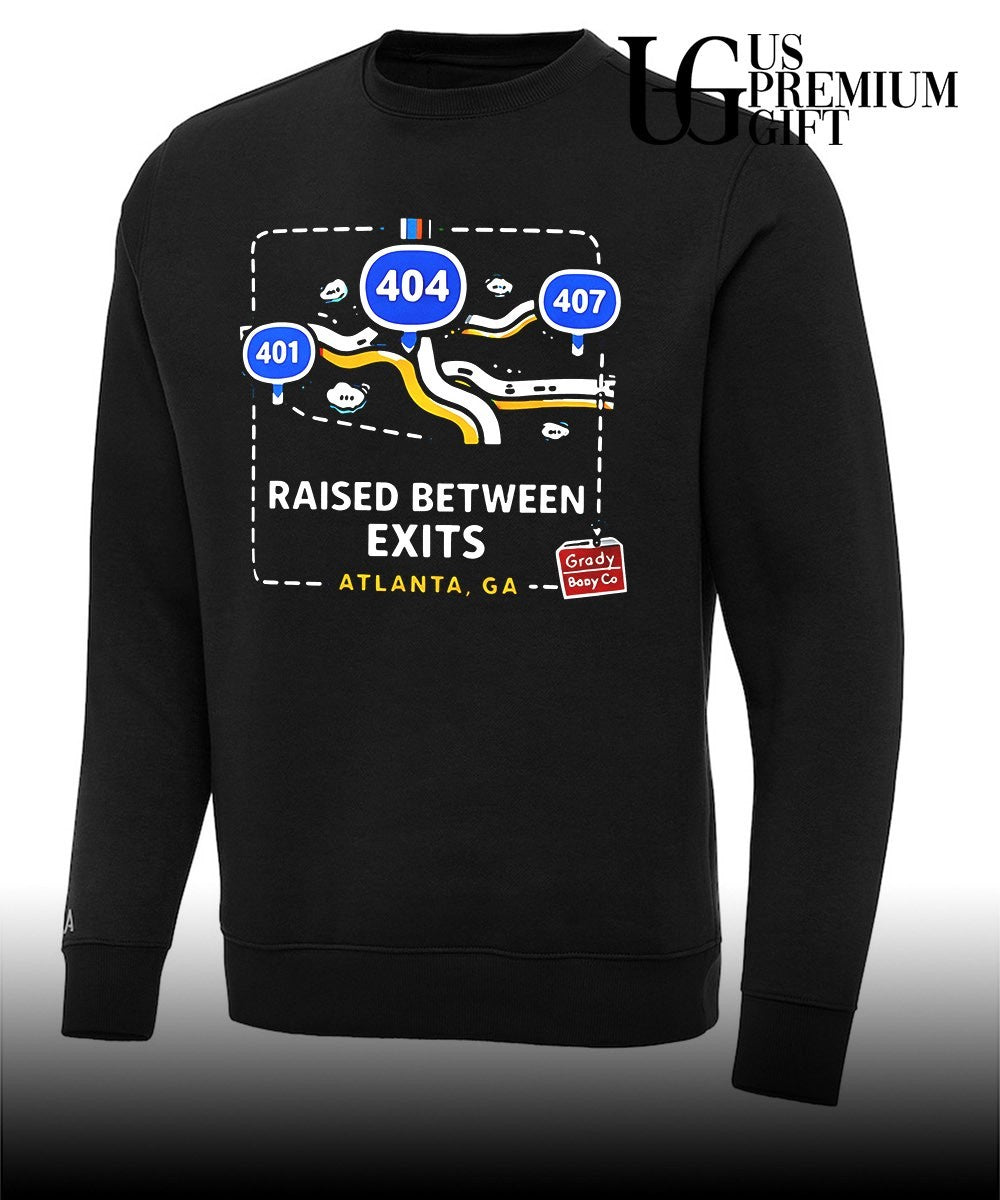 Raised between exits Atlanta shirt