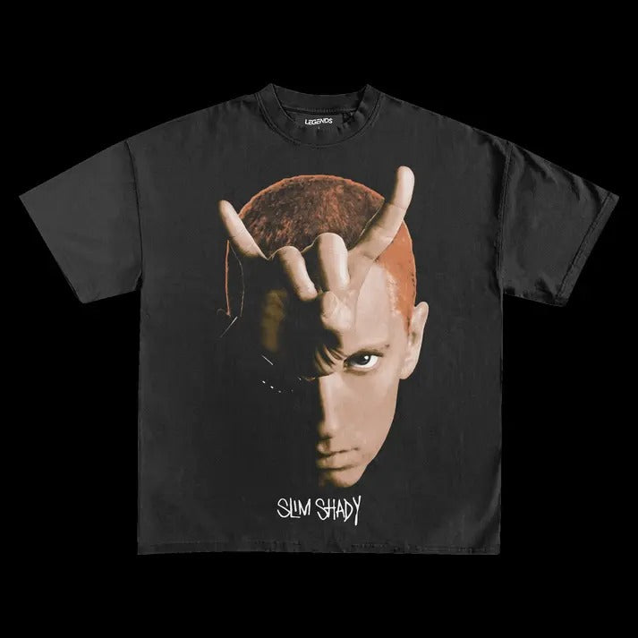 Rap God Big Face Tee Vintage Cotton T-Shirt Menswear Soft Hoodie, Sweatshirt | HypeDripTees.com