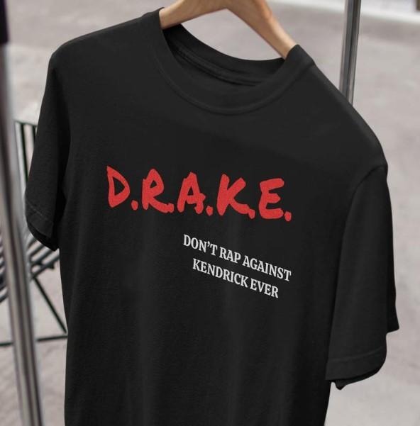 Rap Vintage Shirt DRAKE DON'T RAP AGAINST KENDRICK EVER Unisex S-5XL Gift Fans Menswear Top Hoodie, Sweatshirt