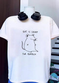 Rat Short for Ratrick White Graphic T-Shirt