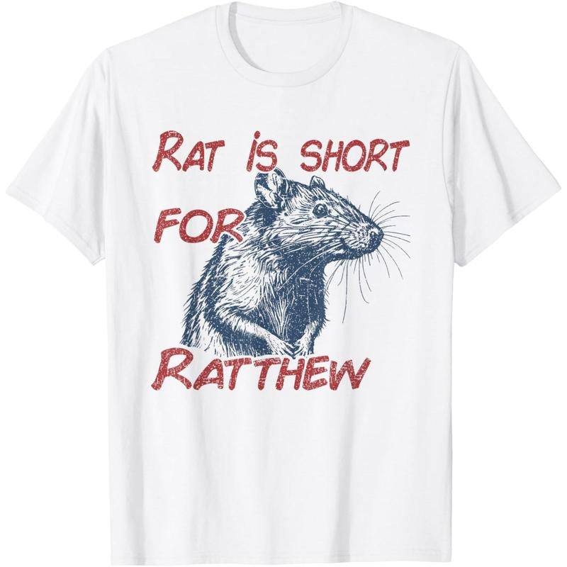 Rat is Short For Ratthew Funny Meme T-Shirt Hoodie, Sweatshirt | HypeDripTees.com
