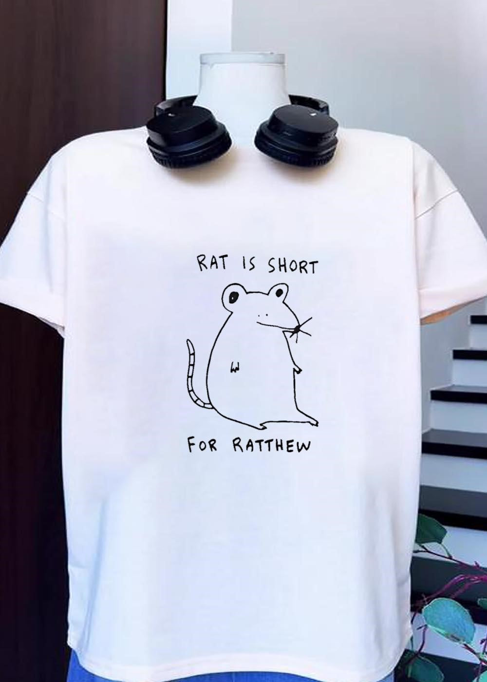 Ratthew Short for Rat T-Shirt