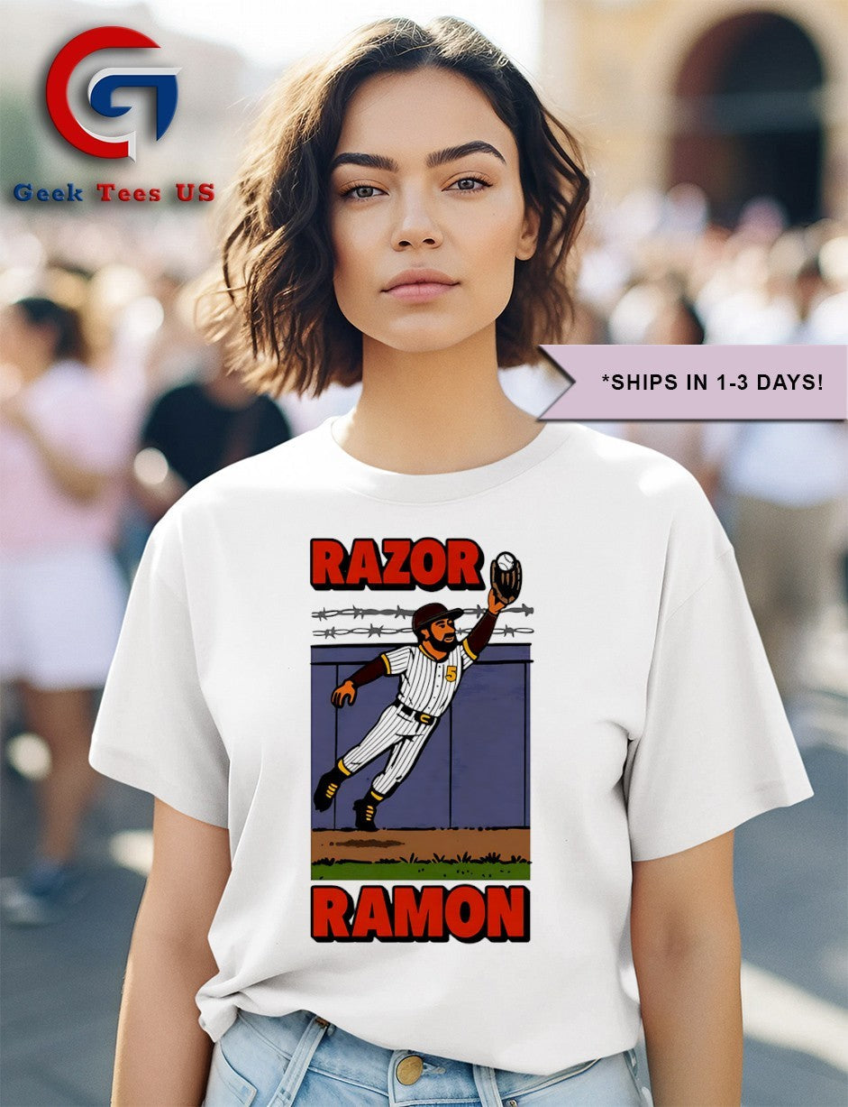 Razor Ramon Ramón Laureano San Diego Padres baseball shirt