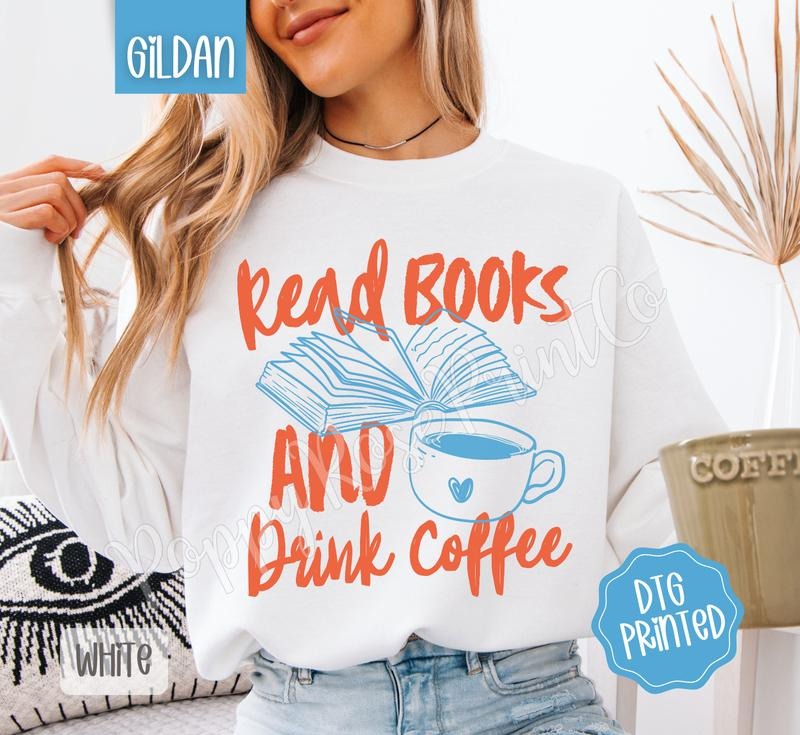 Read Books Gildan Sweatshirt, Trendy Women's Crewneck T-Shirts, Hoodie | HypeDripTees.com