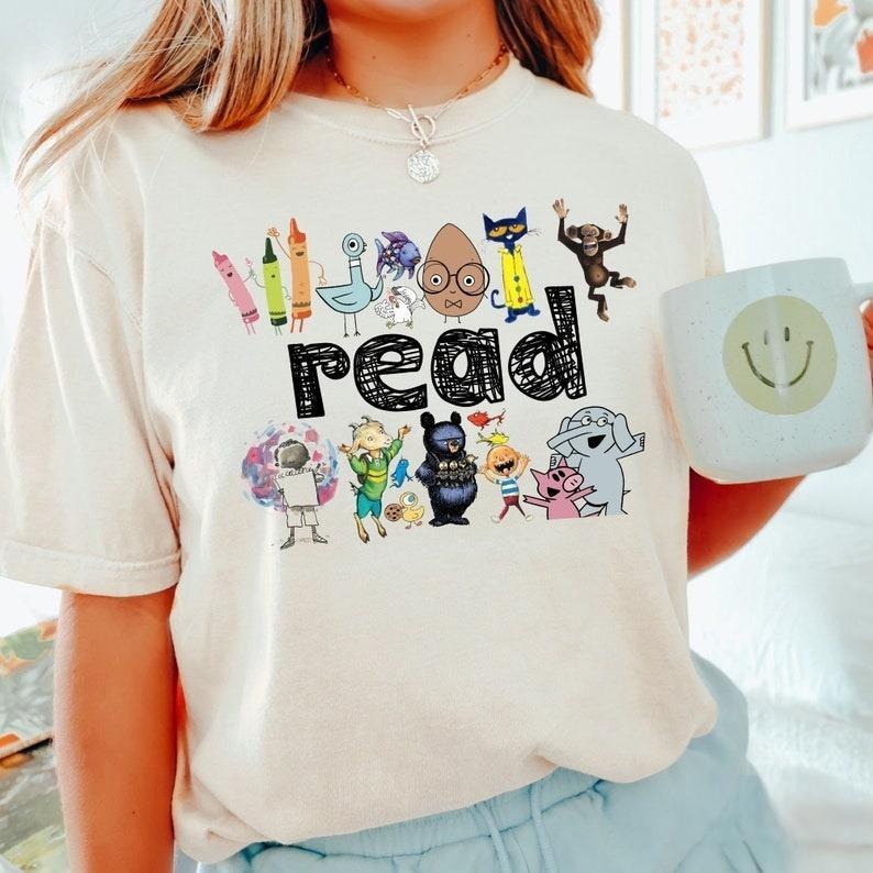 Read Children Books Shirt, Teacher Read Shirt, Kindergarten Gift Shirt Hoodie, Sweatshirt | HypeDripTees.com