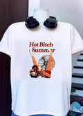 Reading and Relaxing with a Fan Hot Bitch Summer T-Shirt
