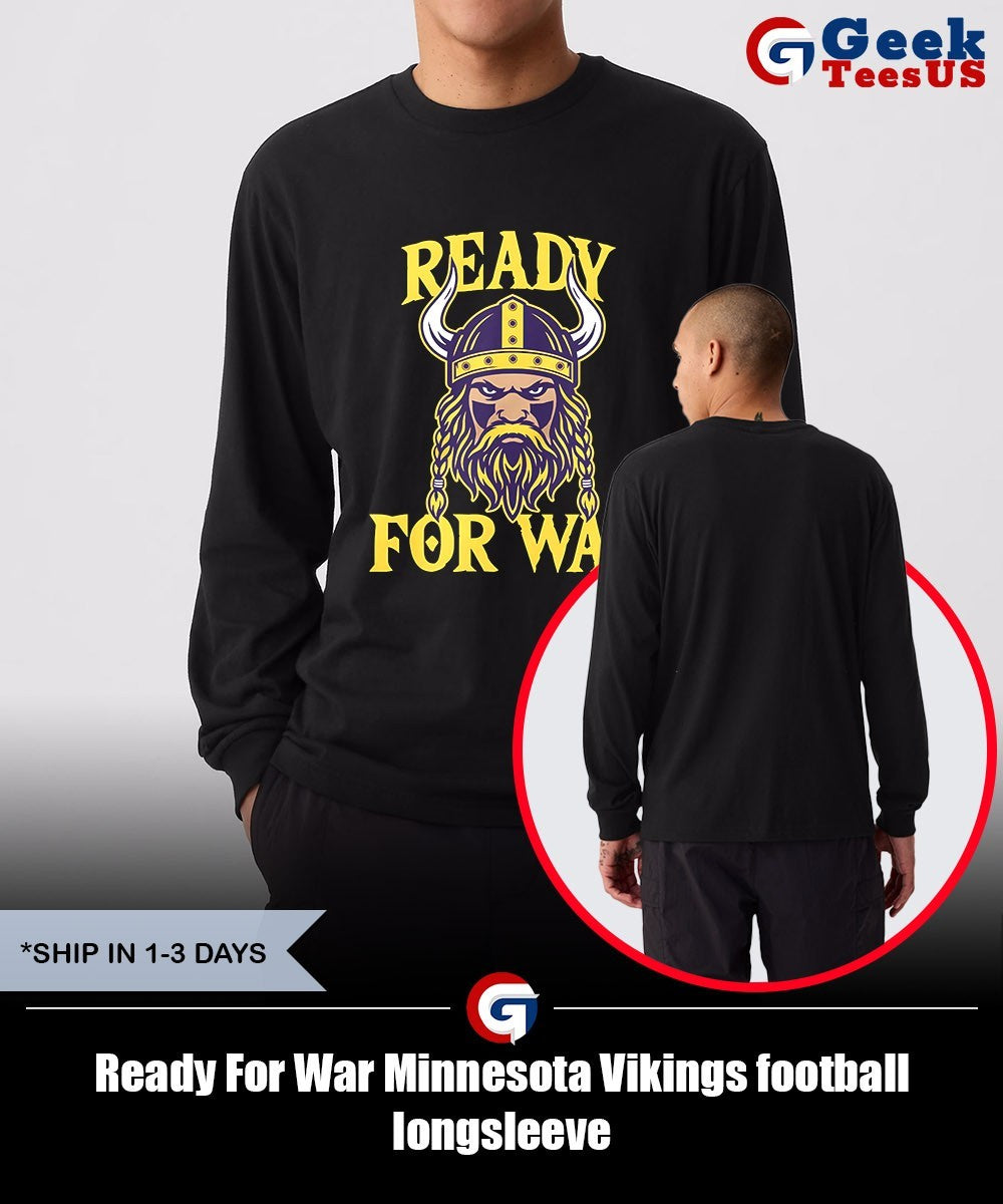 Ready For War Minnesota Vikings football shirt