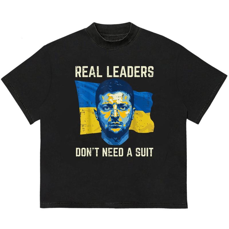 Real Leaders Dont Need Suit T-Shirt Essential Lightweight and Breathable Hoodie, Sweatshirt | HypeDripTees.com