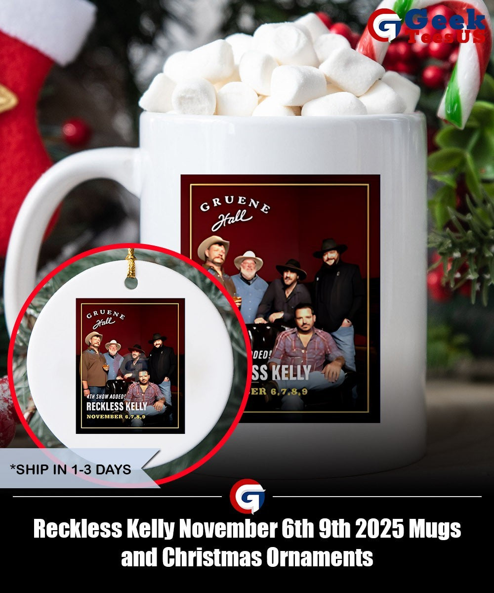 Reckless Kelly November 6th 9th 2025 shirt