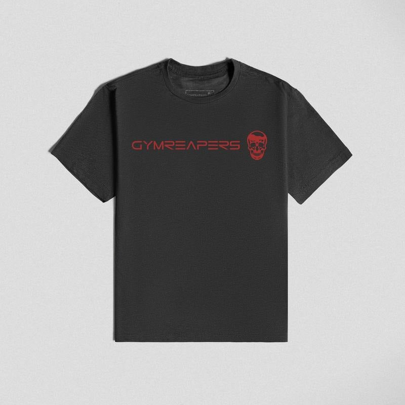Basic Shirt - Charcoal/Red Menswear Soft Top Menswear Soft Hoodie, Sweatshirt | HypeDripTees.com