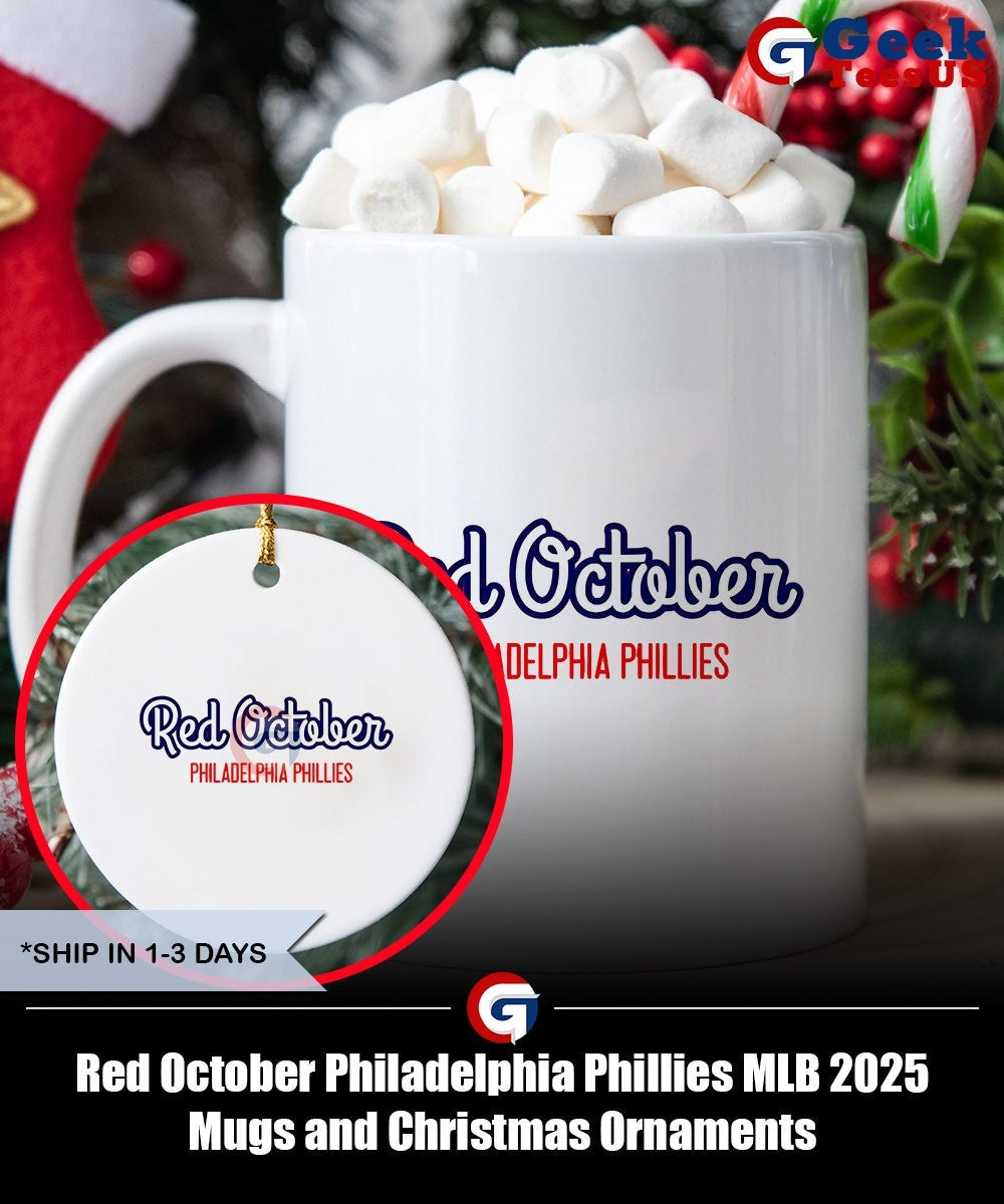 Red October Philadelphia Phillies MLB 2025 shirt