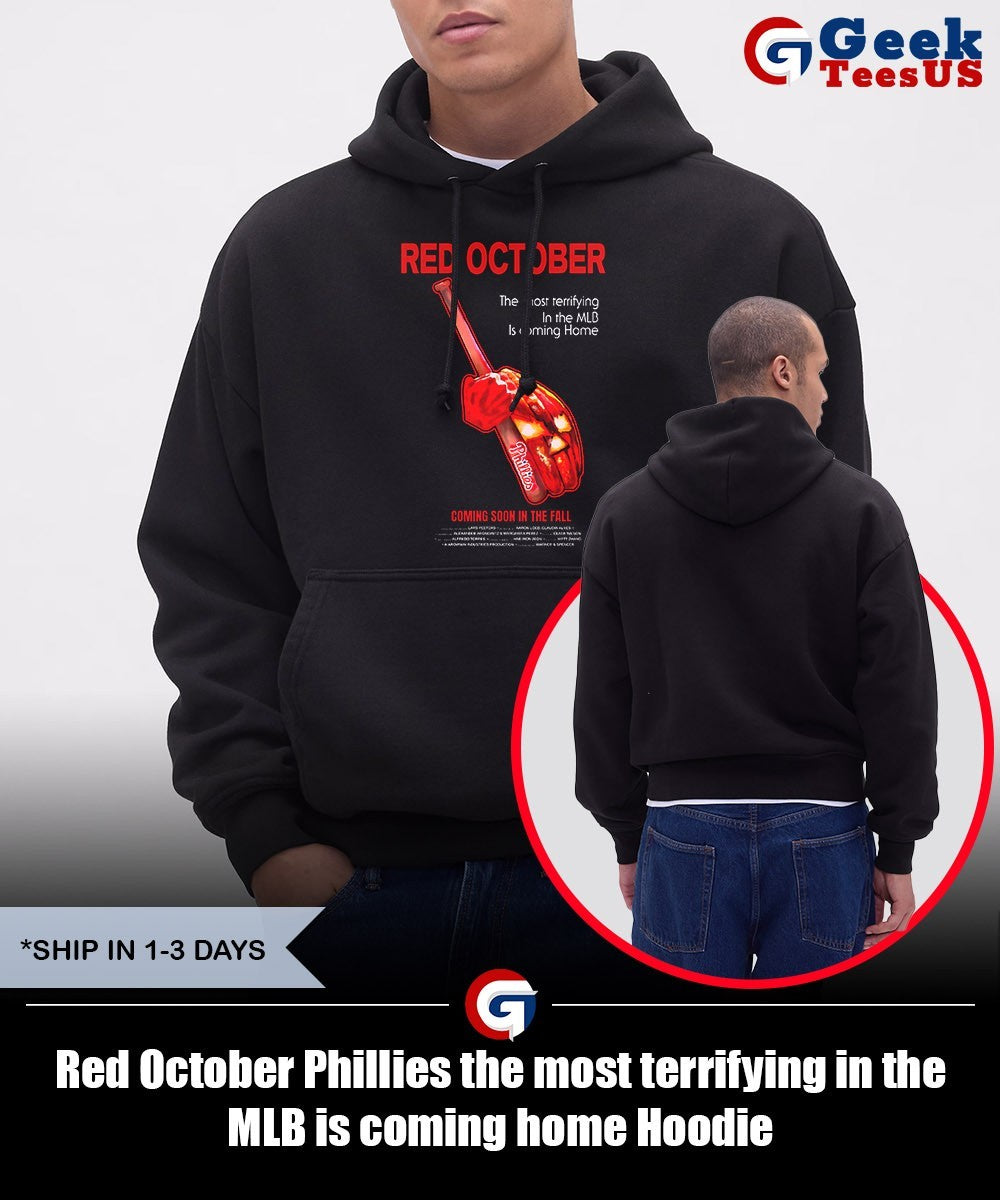 Red October Phillies the most terrifying in the MLB is coming home shirt