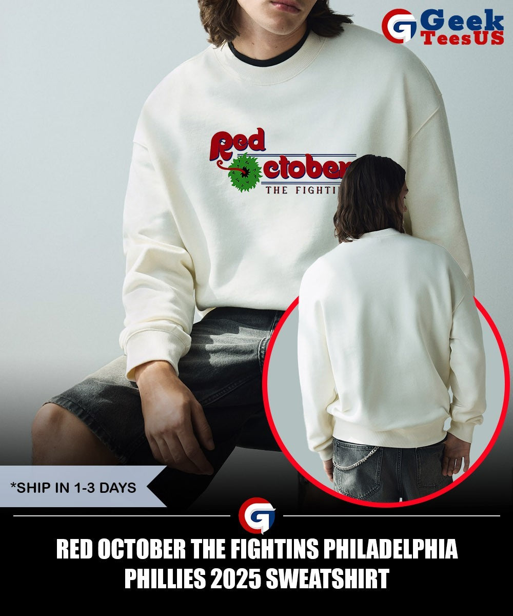 Red October The Fightins Philadelphia Phillies 2025 shirt