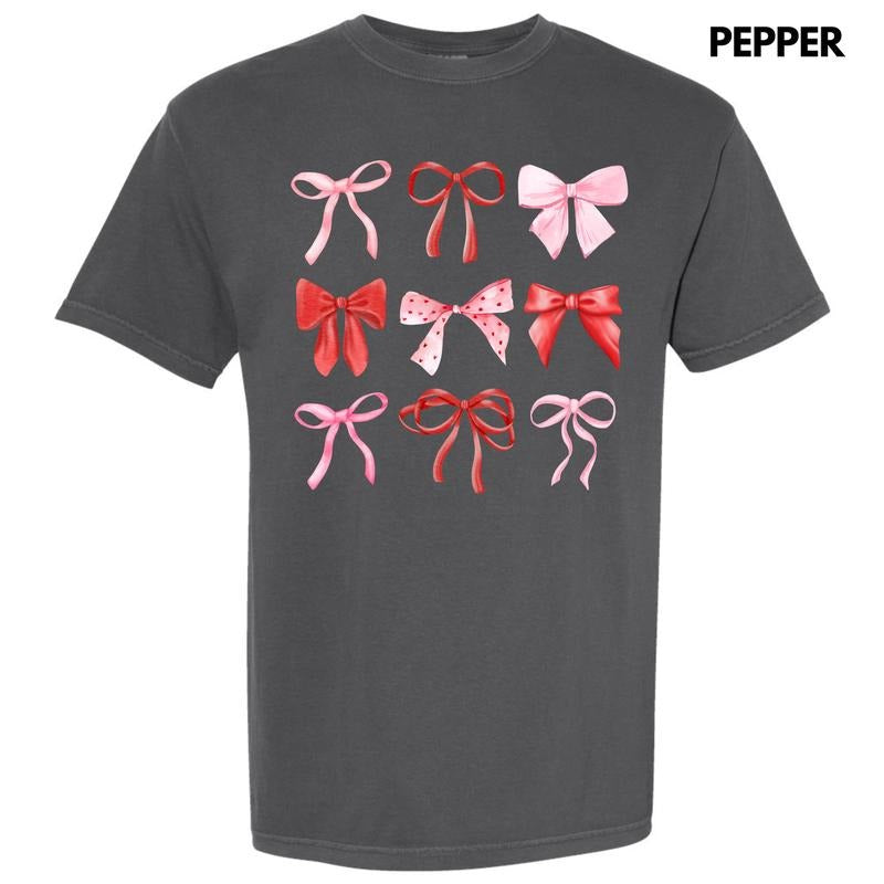 Red Ribbon Coquette Collage Comfort Colors T-Shirt Hoodie, Sweatshirt | HypeDripTees.com