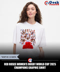 Red Roses Women’s Rugby World Cup 2025 Champions graphic shirt