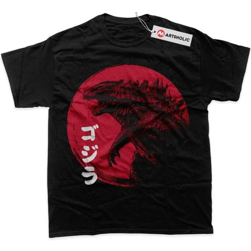 Red Sun Godzilla Shirt, Movie Shirt, Graphic T-Shirt Hoodie, Sweatshirt | HypeDripTees.com
