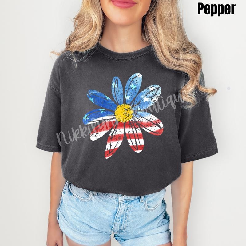 Red White & Bloom Comfort Colors T-Shirt 'NLB' Hoodie, Sweatshirt | HypeDripTees.com